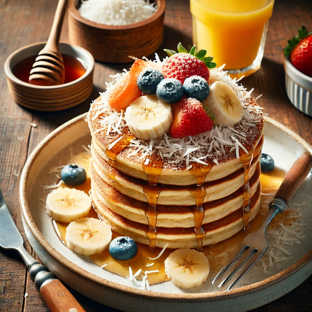 hindistan cevizli pancake