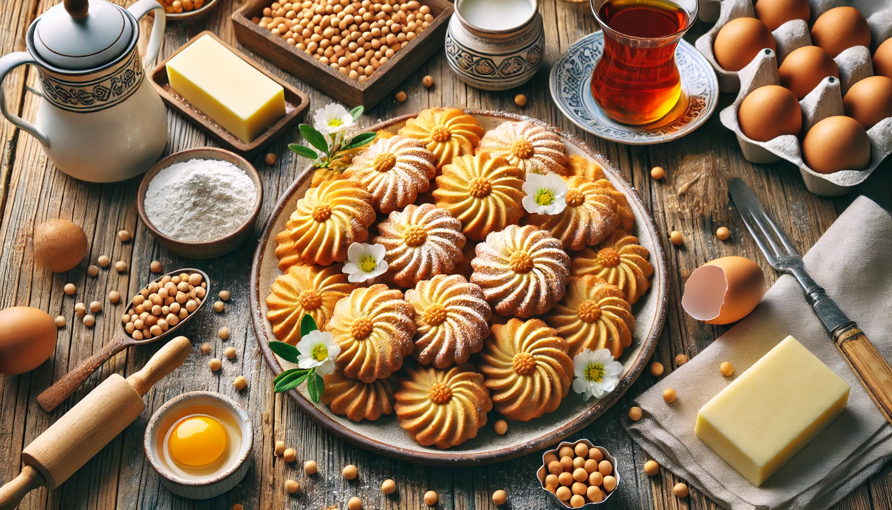 leblebi Tozu kurabiyesi