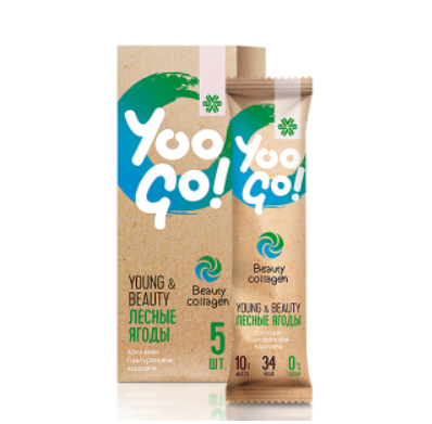 Young & Beauty - Yoo Gо beslenme Fonksiyonel İçecek Yoo Gо Kolajen ve hyaluronik asit içeren